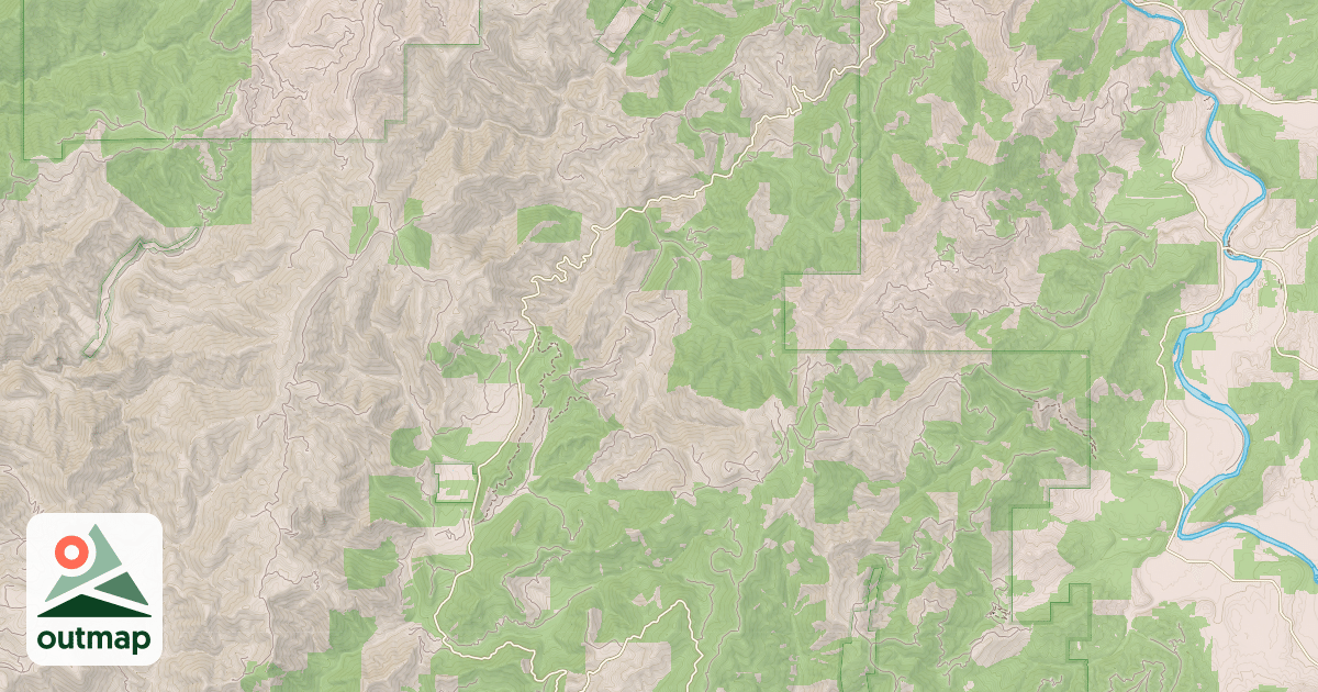 Map of BRIGGS VALLEY