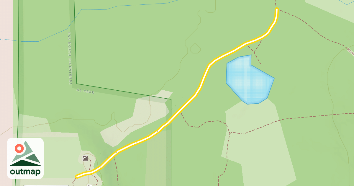 Map of Abbott Loop Trail