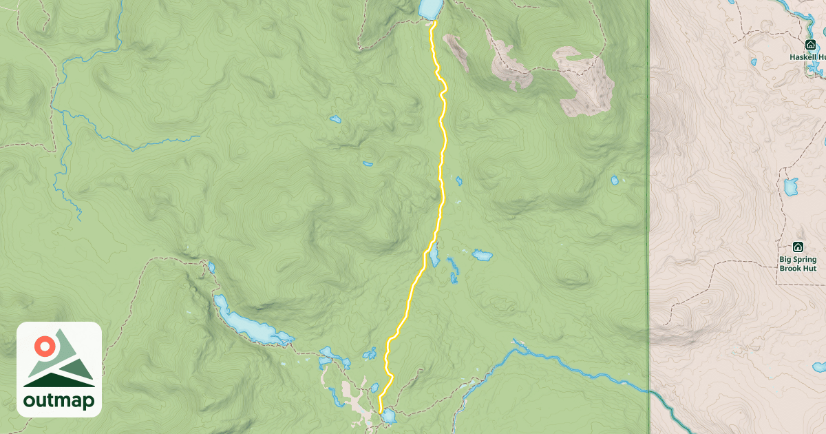 Map of Pogy Notch Trail