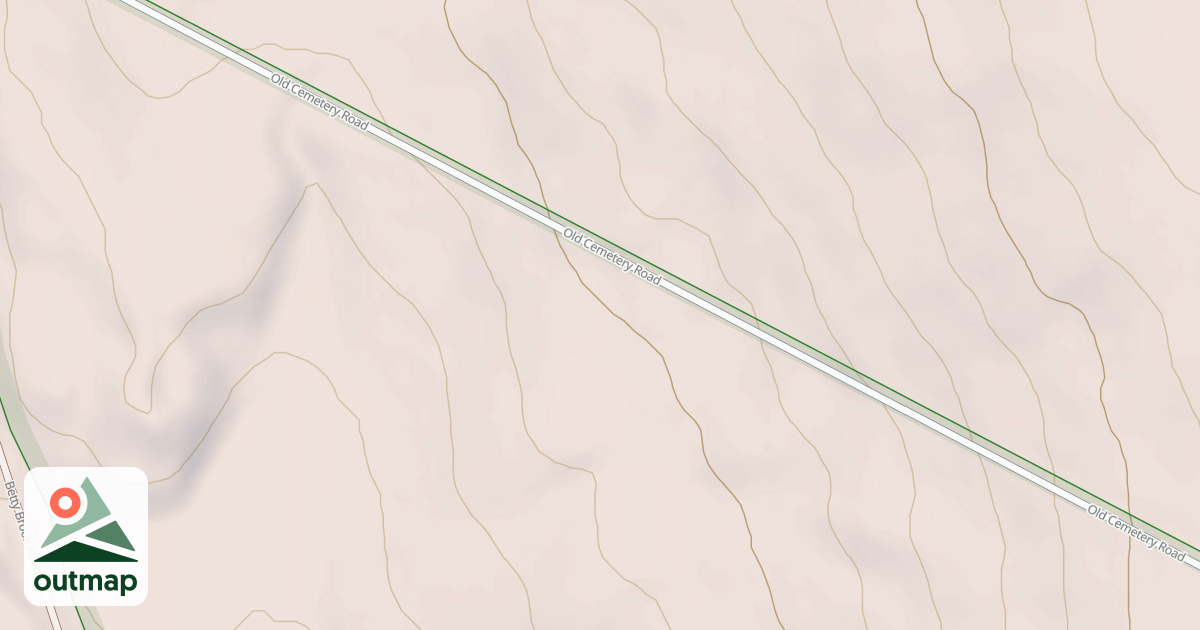Map of Betty Brook To Morey Road