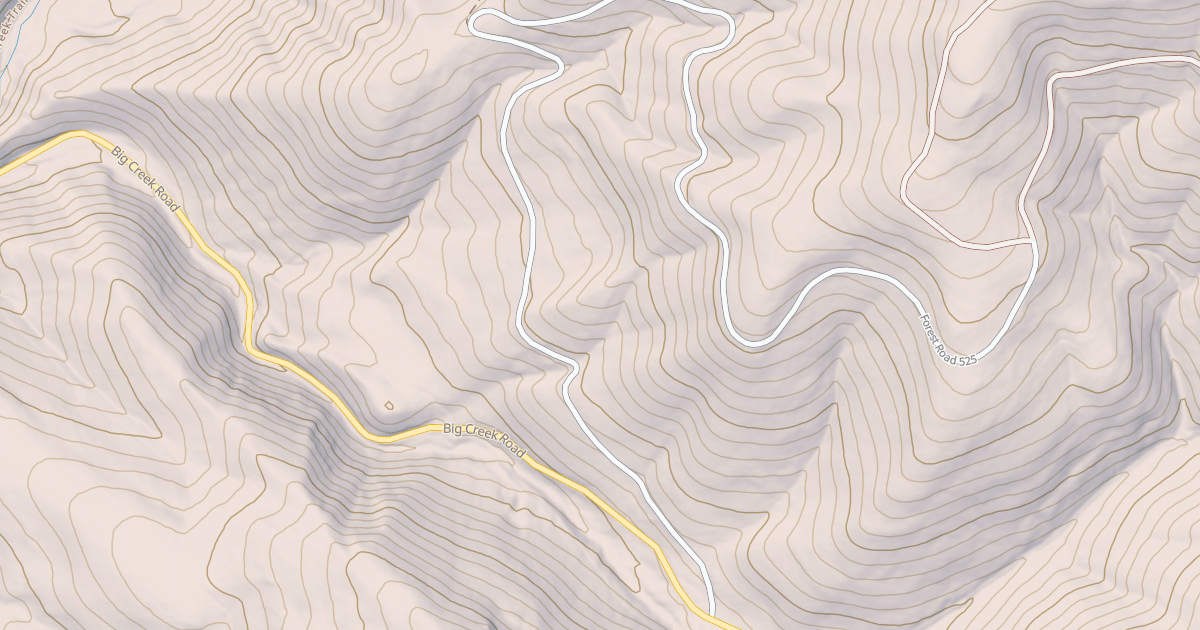 Map preview of USFS National Forest System Roads {78C7BFBE-4B75-4AFB-BFF7-2D0D1CD4407C}