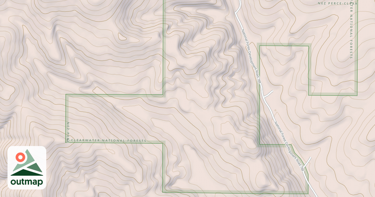 Map of EAST SIDE MAPLE CREEK