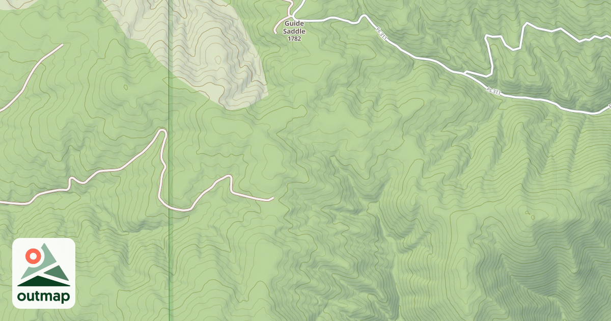 Map of (FDR) GUIDE SADDLE