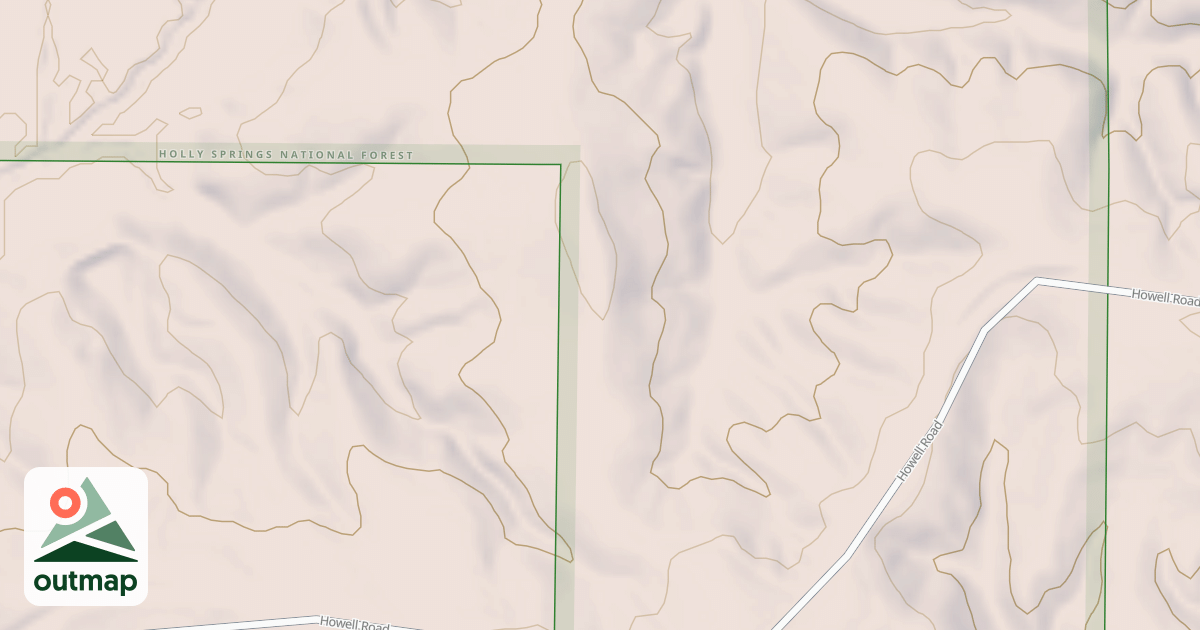 Map of NORTH CHILLI LAKE