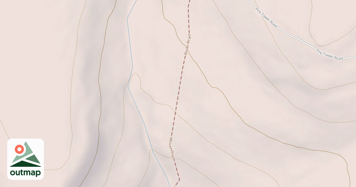 Map of Cook Forest State Park Trails