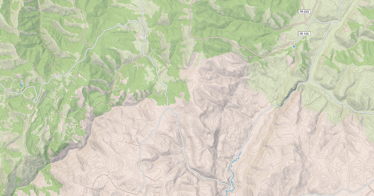 Map preview of DIP HOLLOW - LONG HOLLOW