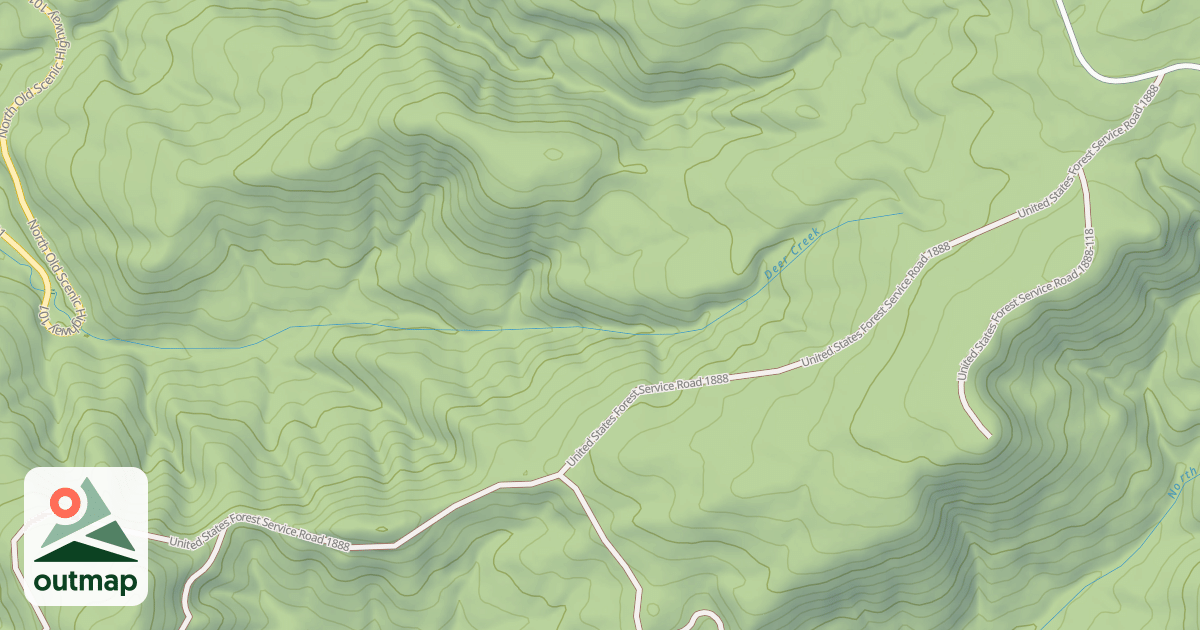 Map of PANTHER CREEK