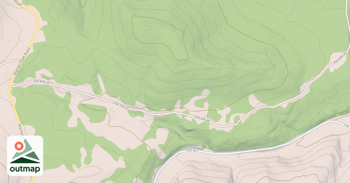 Map of TAYLOR DIVIDE BR 2A