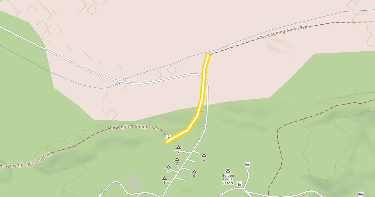 Map preview of Old Logging Camp Trail