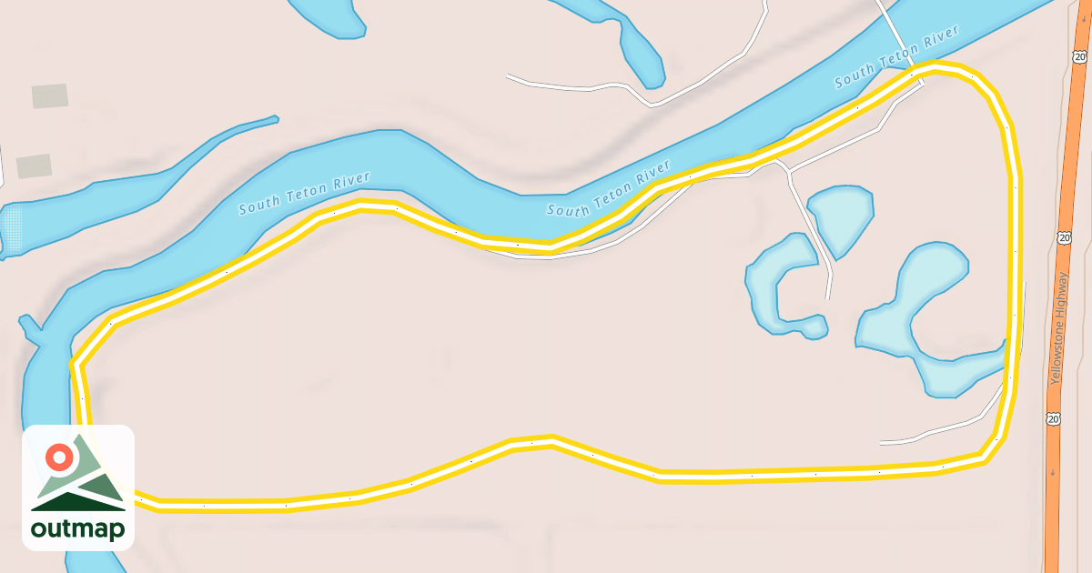 Map of The Cow Pasture