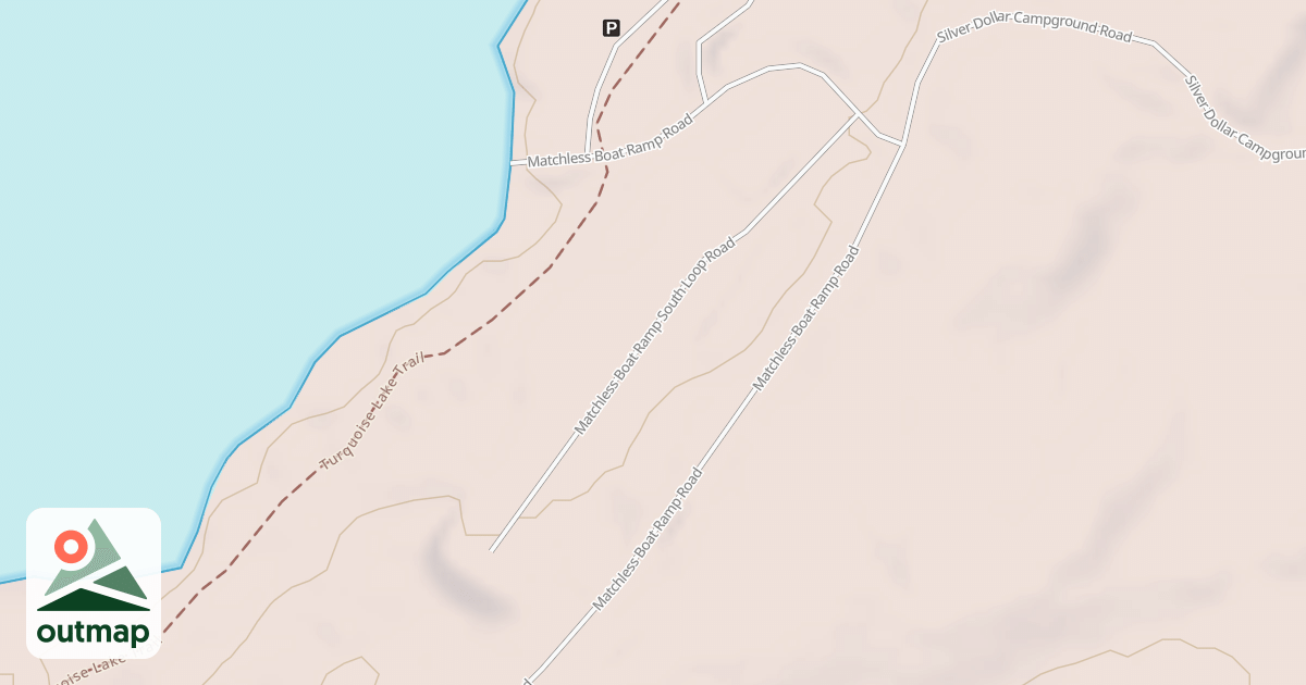 Map of MATCHLESS BOAT RAMP SOUTH LOOP