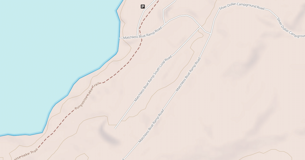 Map preview of MATCHLESS BOAT RAMP SOUTH LOOP
