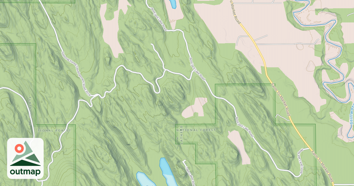 Map of CLIFF CREEK