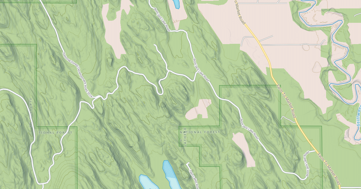 Map preview of CLIFF CREEK