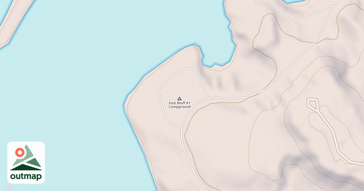 Map of MC CLELLAN SOUTH SPUR LOOP