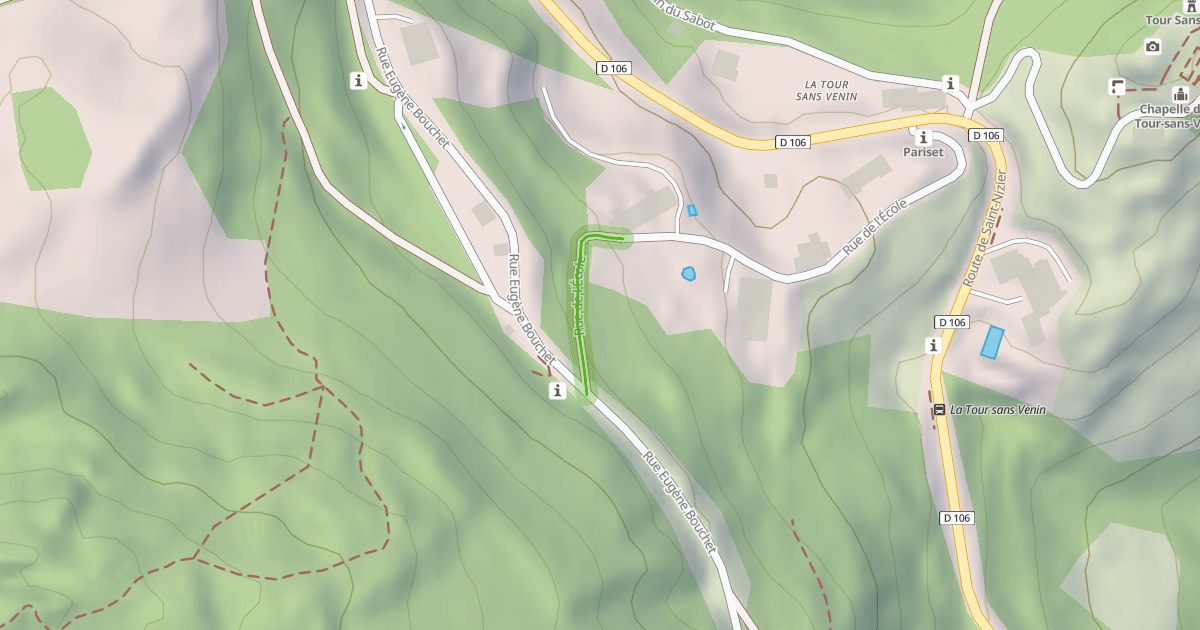 Map preview of Rue de l'École
