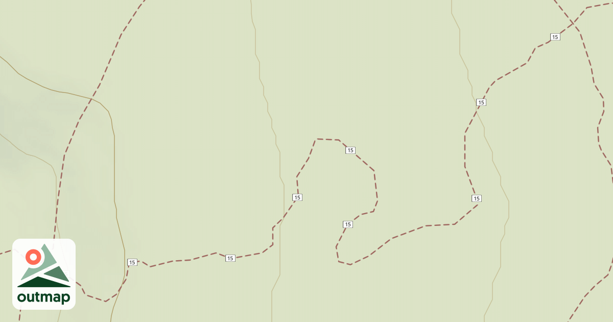 Map of Cline Buttes Tr 15