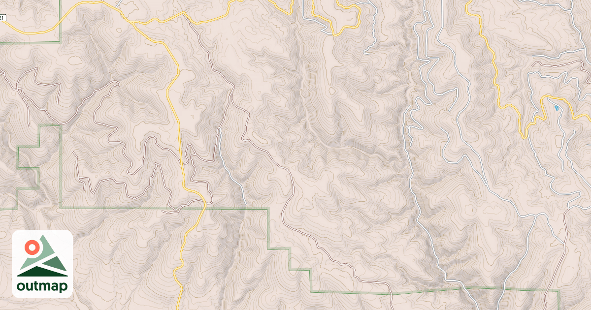 Map of USFS National Forest System Roads {7F3680BE-11F9-42FB-8D26-D5B209F5DEF3}