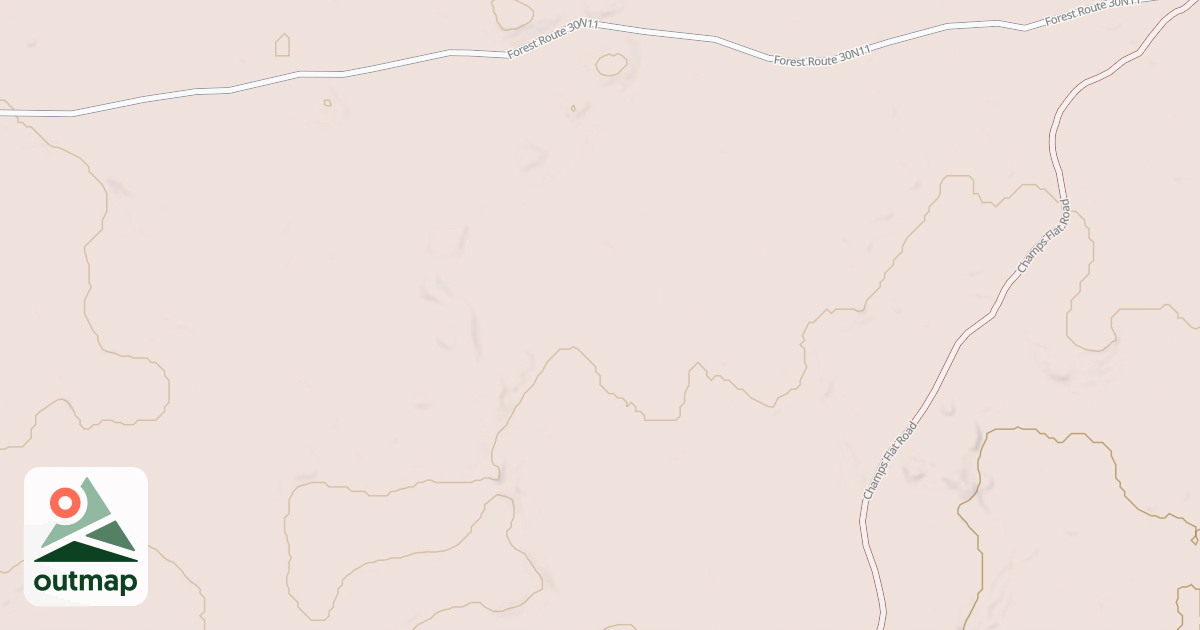 Map of CLOVER SPUR SOUTH