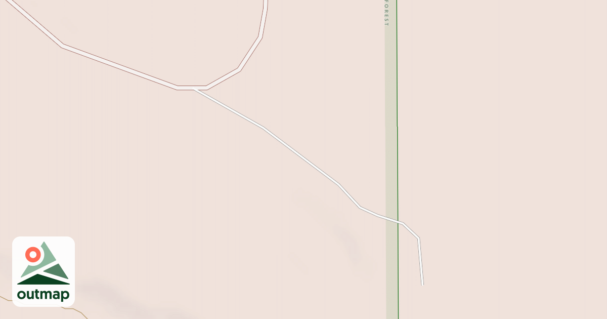 Map of FR 3845 SPUR B