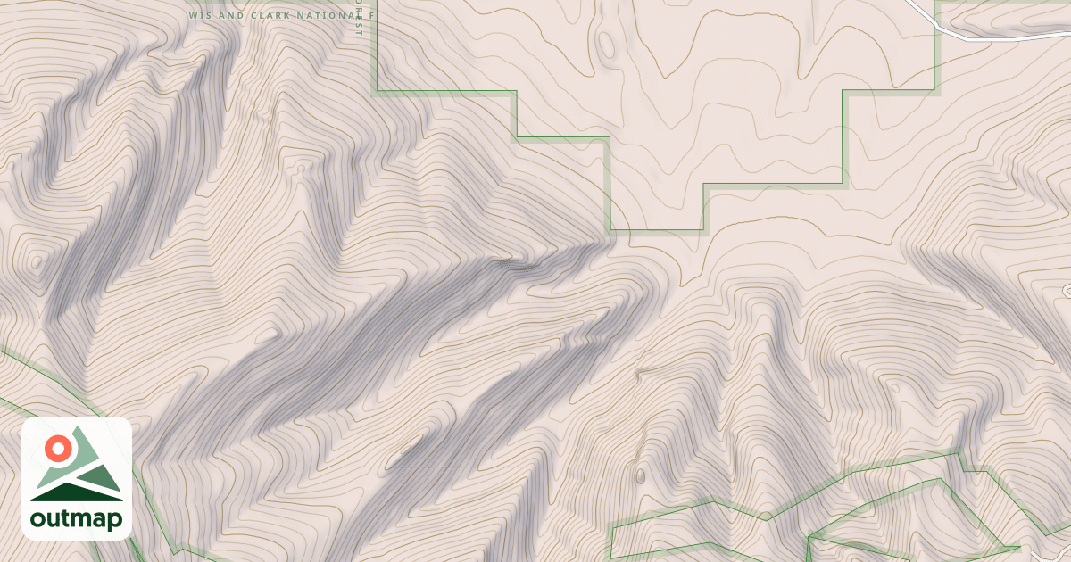 Map of DRY GULCH
