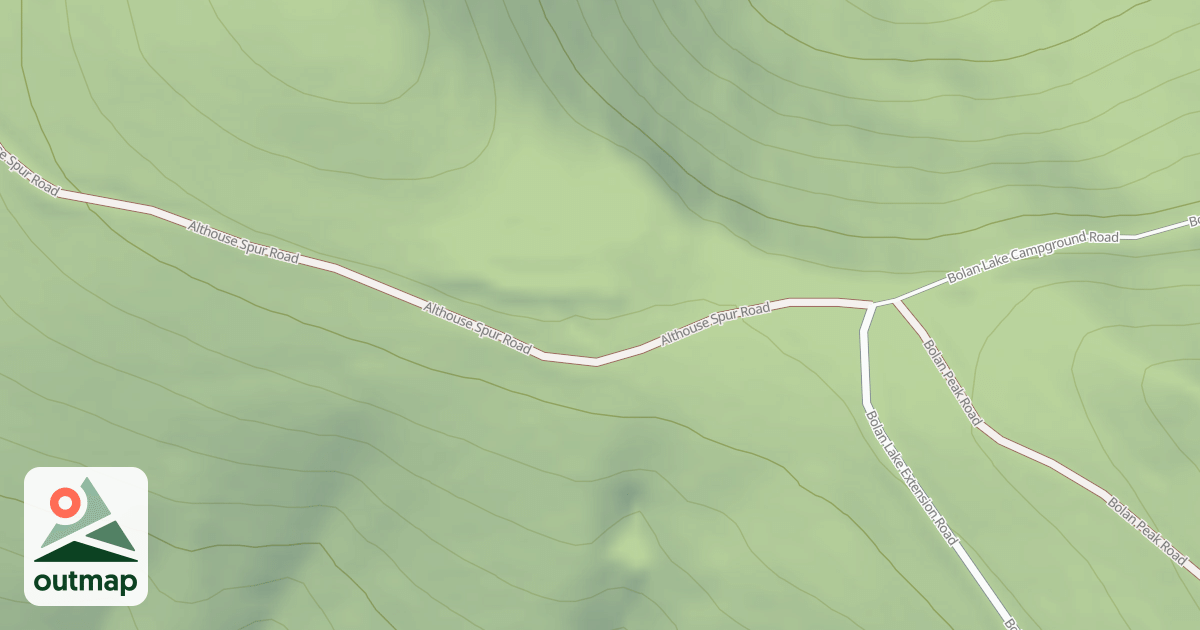Map of ALTHOUSE SPUR