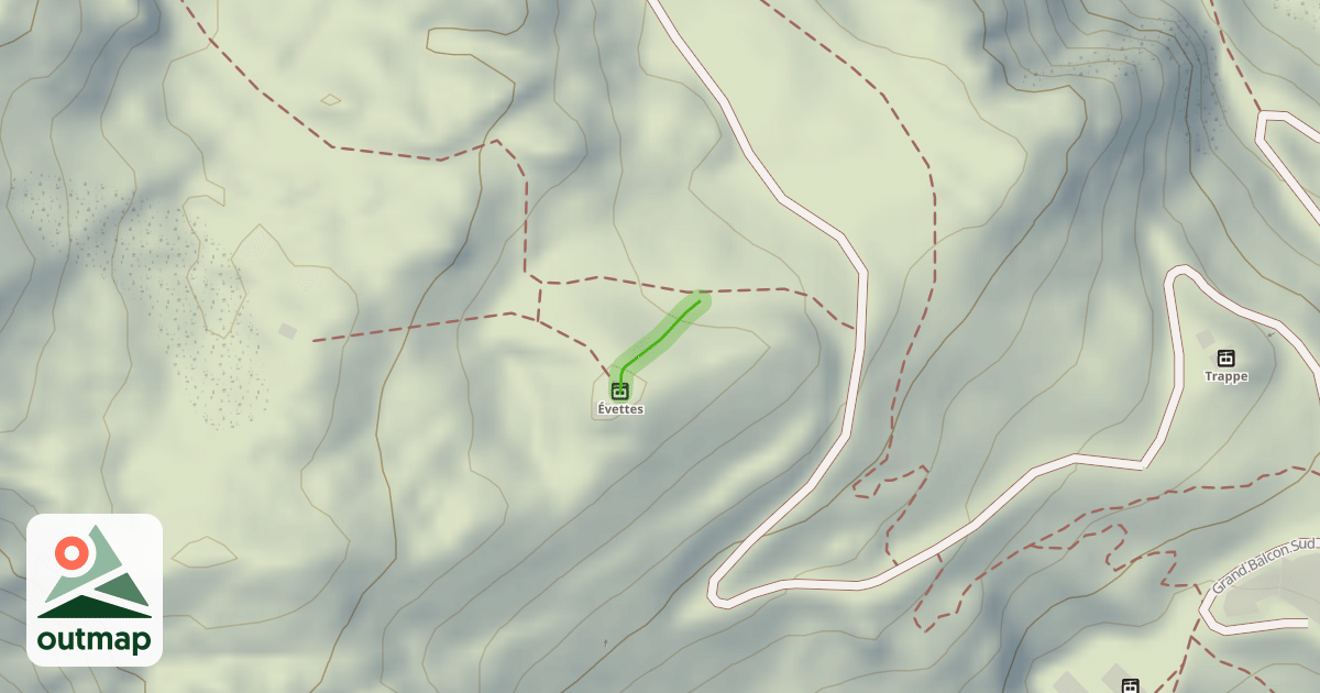 Map of Evettes