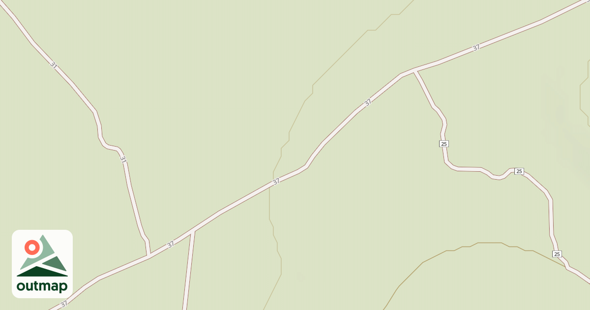 Map of Cline Buttes Shared Use Rd 37