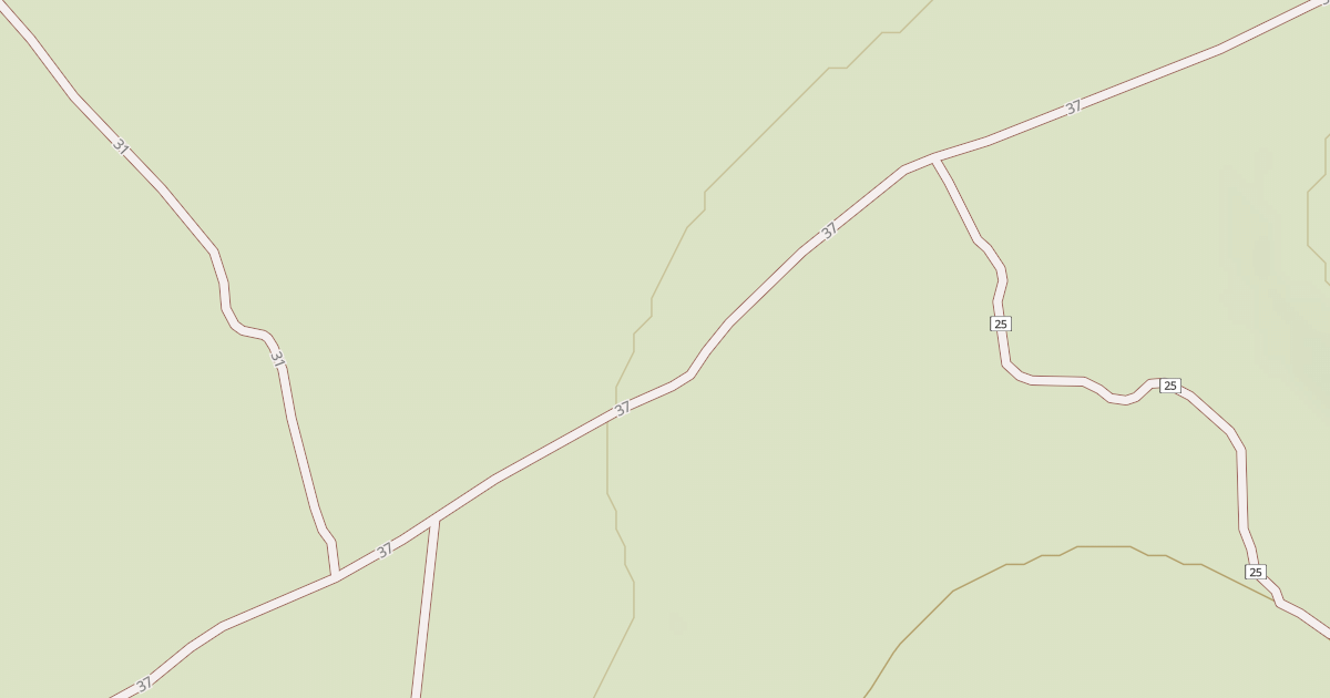Map preview of Cline Buttes Shared Use Rd 37