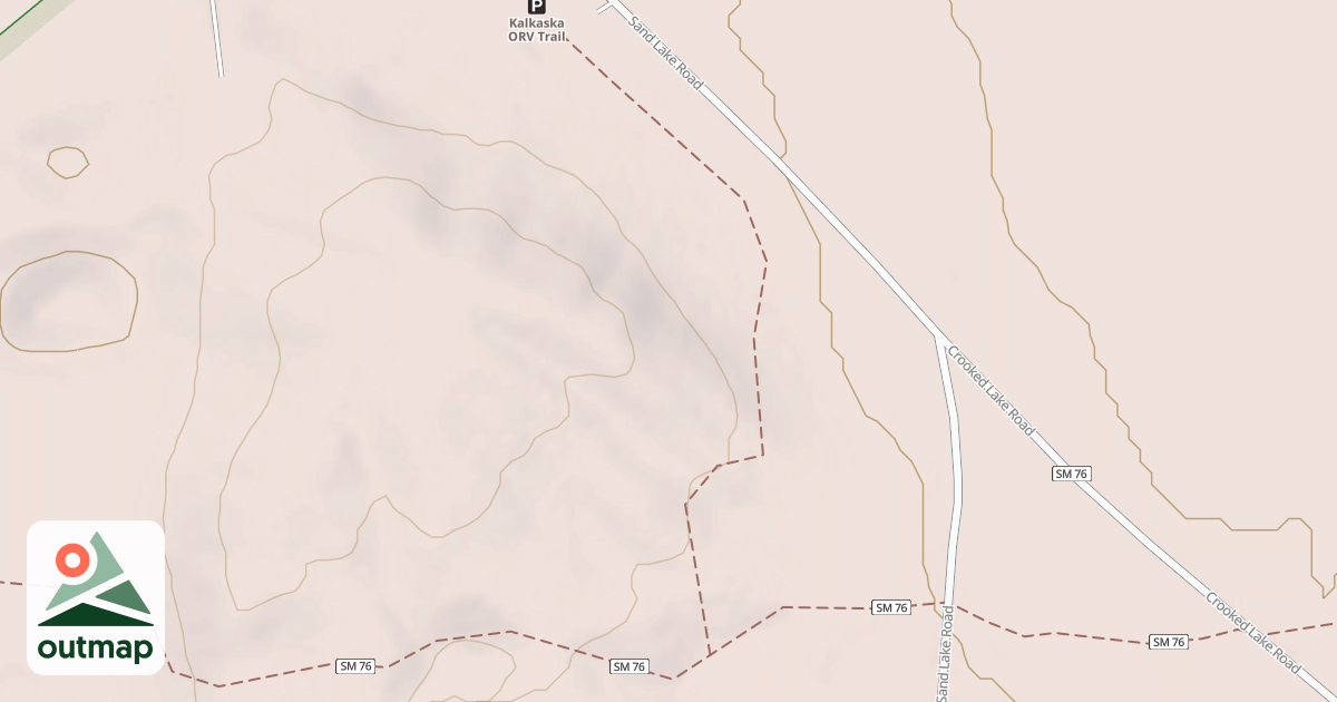Map of Kalkaska Trail