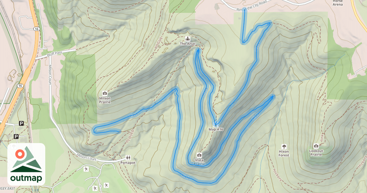 Map of Vista