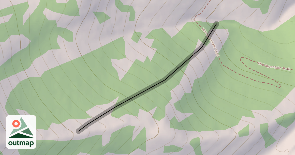 Map of Paradise Chutes