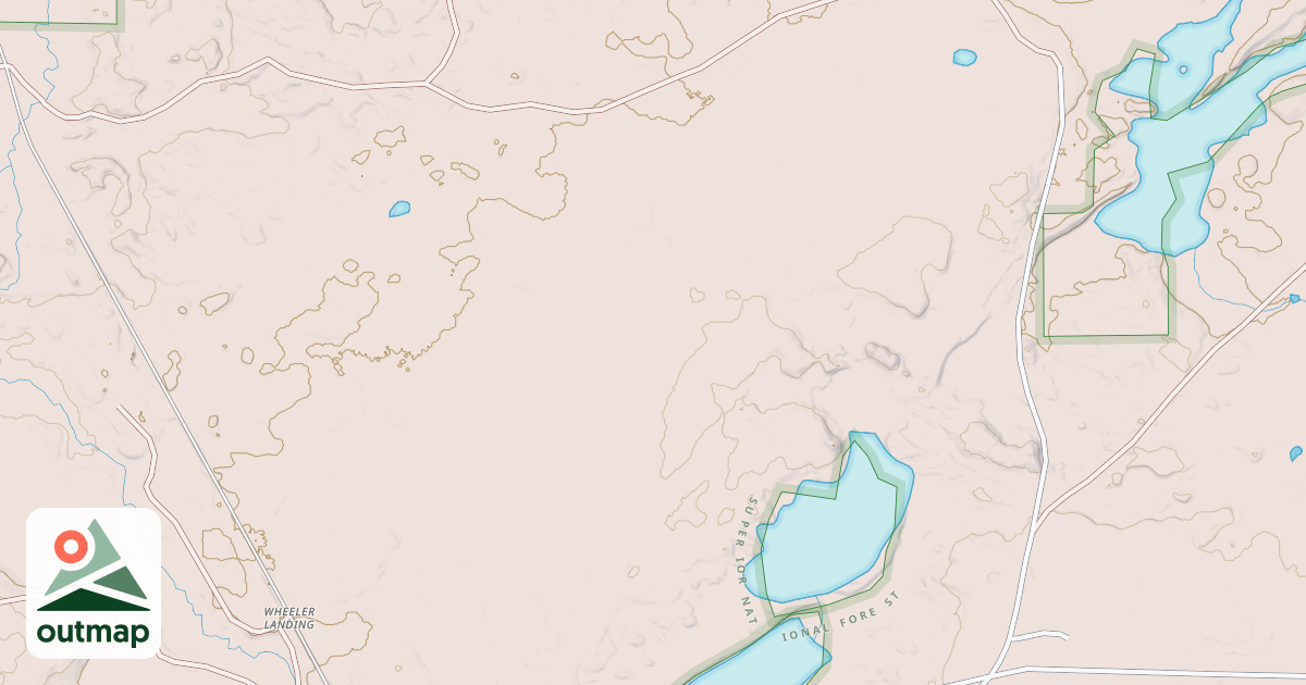 Map of RABBIT LAKE