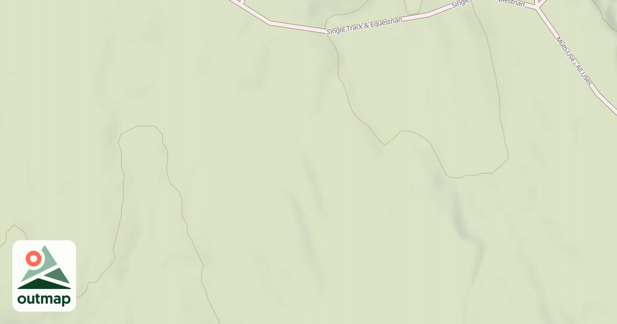 Map of Interlake State Recreation Area Trails