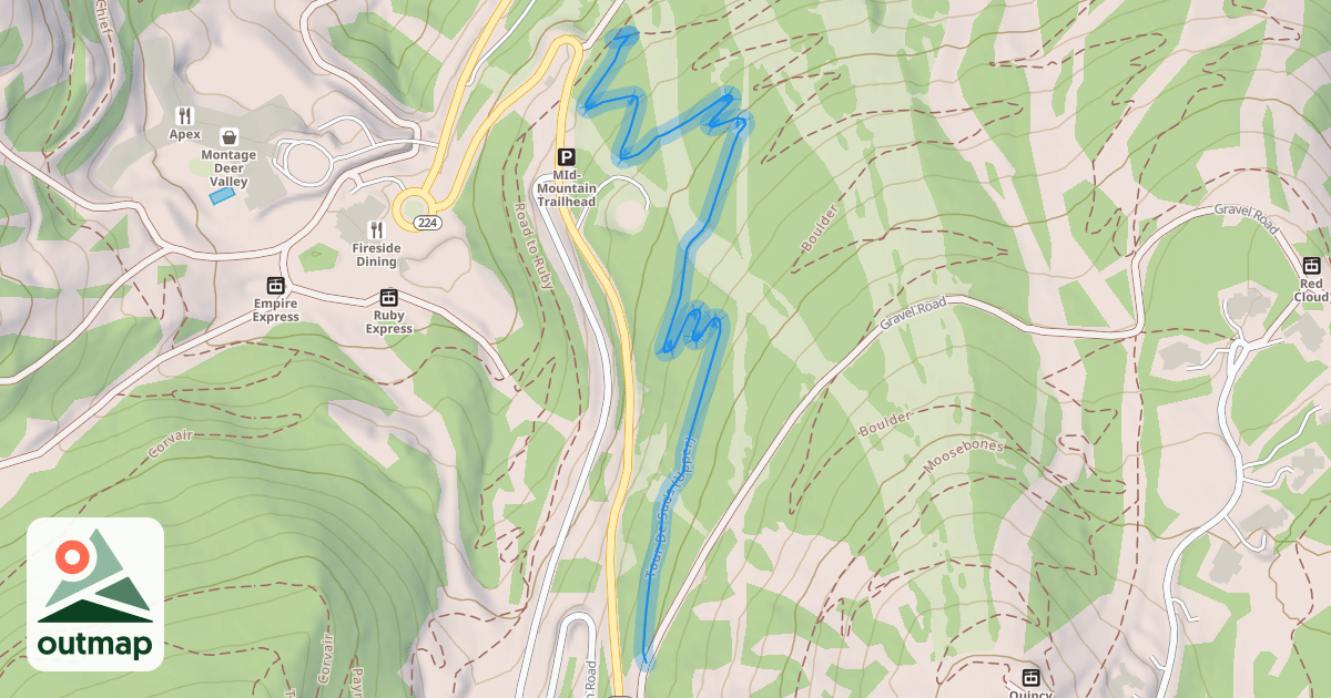 Map of Tour De Suds (Upper)