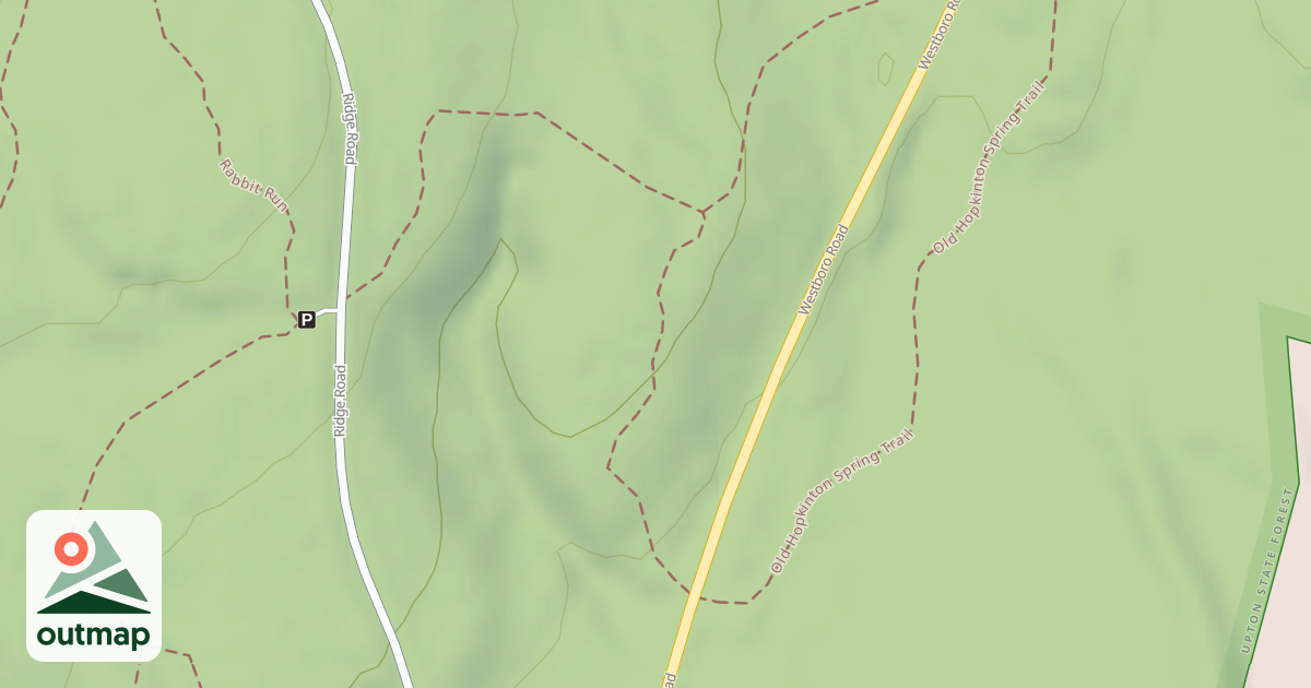 Map of Rabbit Run Trail