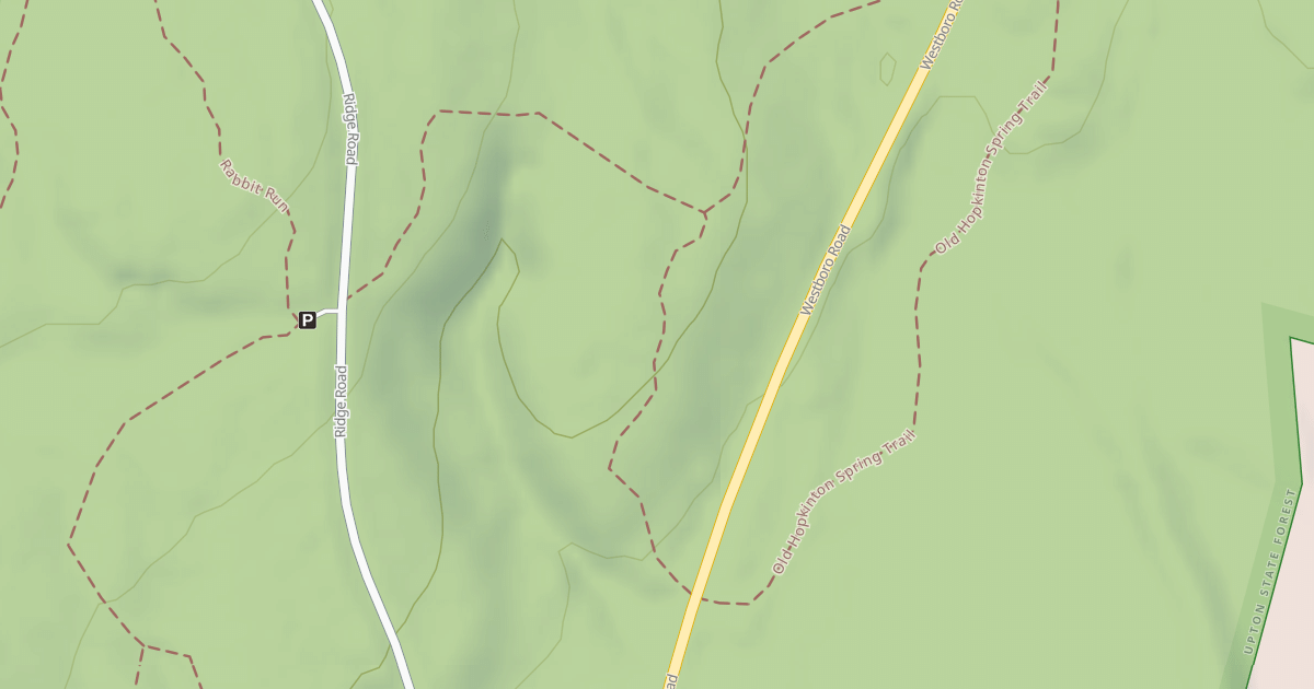 Map preview of Rabbit Run Trail