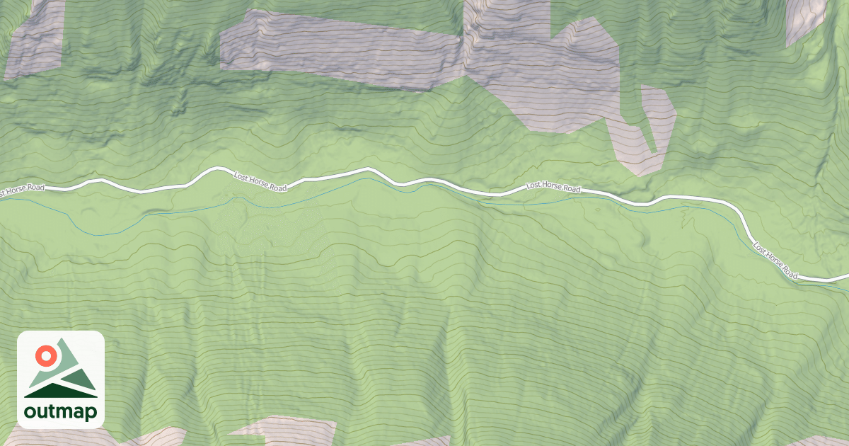 Map of (FDR) LOST HORSE