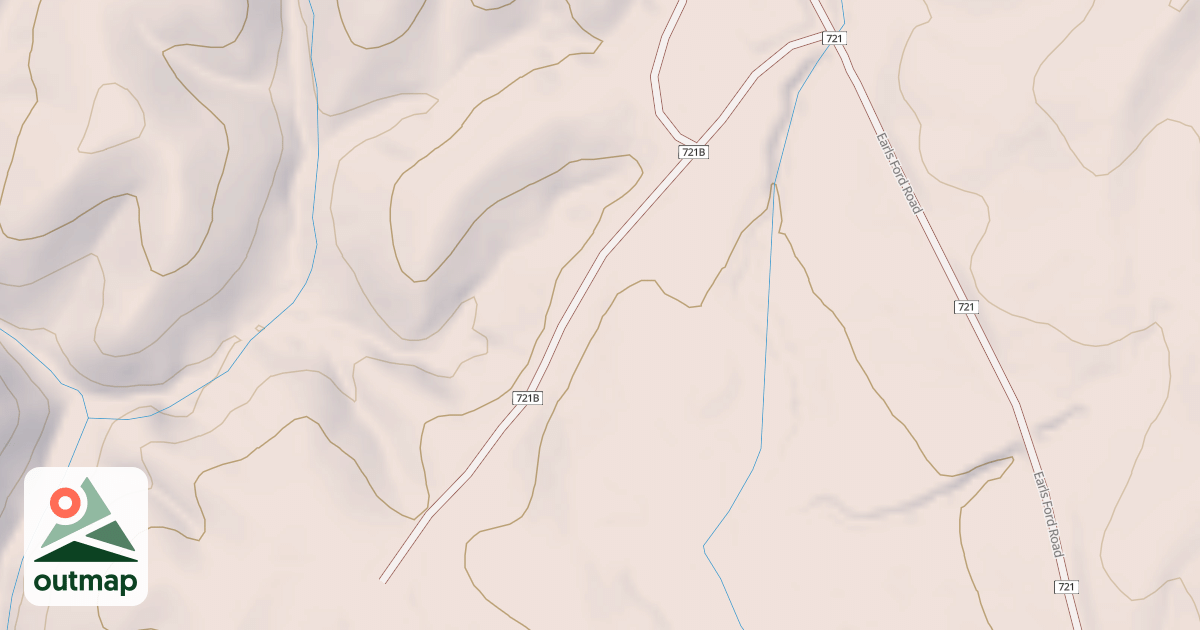 Map of DOUBLE SHACK BRANCH