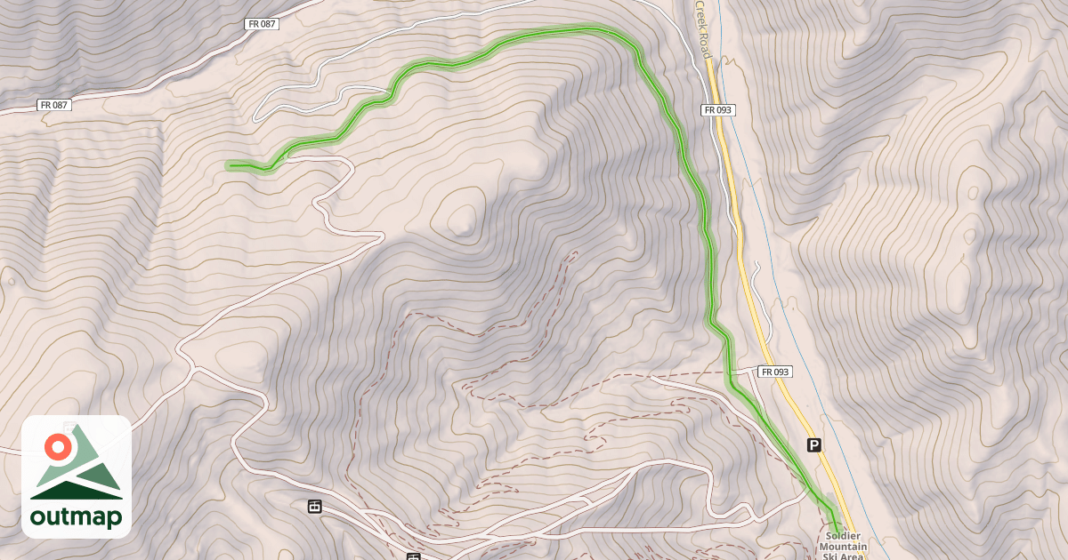 Map of Lodge Run Out