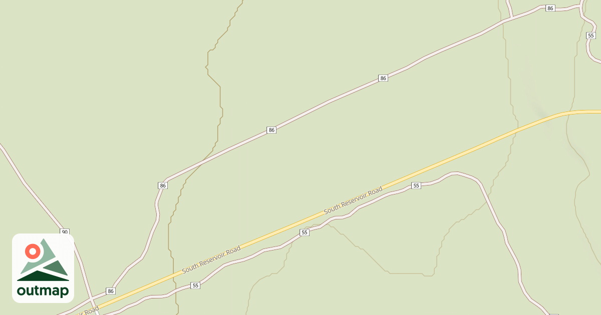 Map of Millican Plateau Tr 86