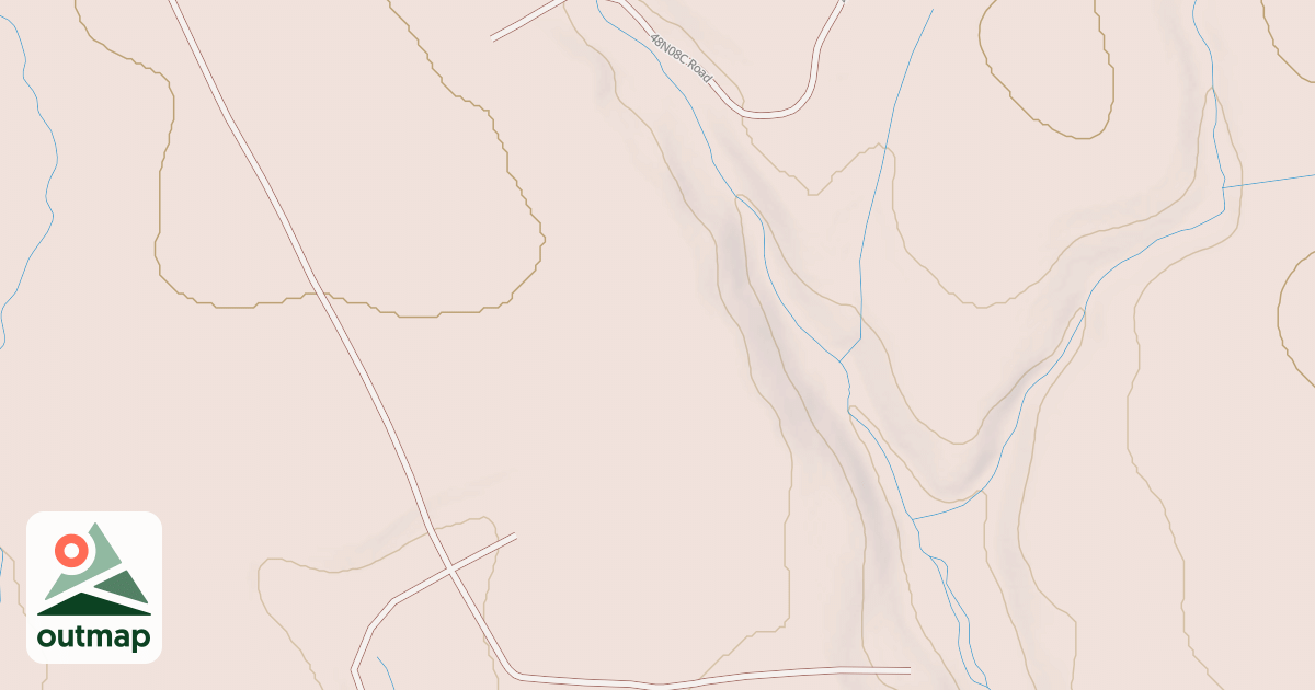 Map of BASEBALL RESERVOIR SPUR