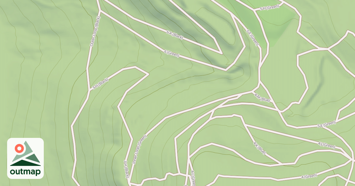 Map of Rock Run ATV Trails