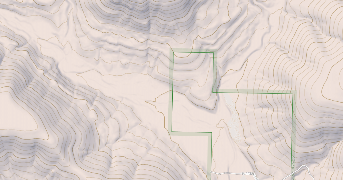 Map preview of USFS National Forest System Roads {103294CE-9952-45AC-B1A5-CB486F981144}