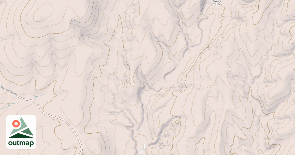 Map of USFS National Forest System Roads {D48D666D-5297-4216-AEA5-DC3BF1EADC3A}