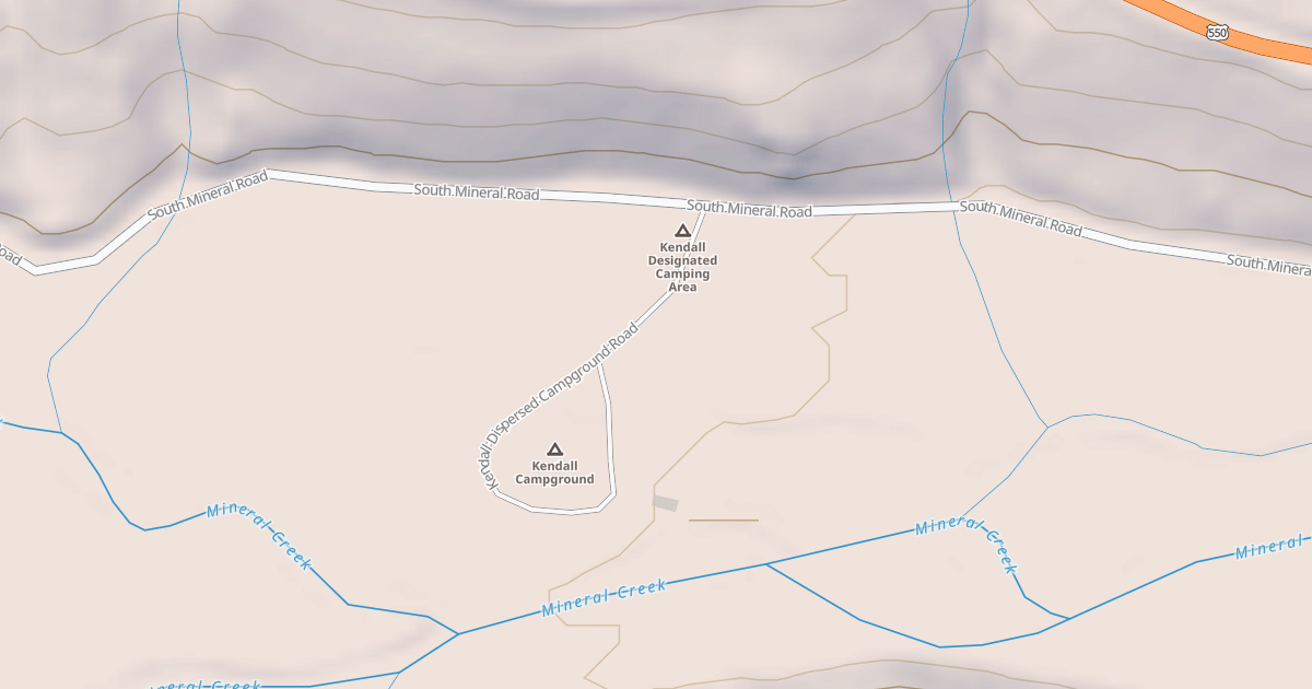 Map preview of KENDALL DISPERSED CG