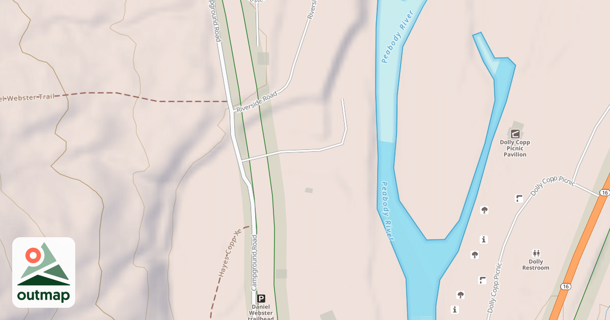 Map of DOLLY COPP SPUR O