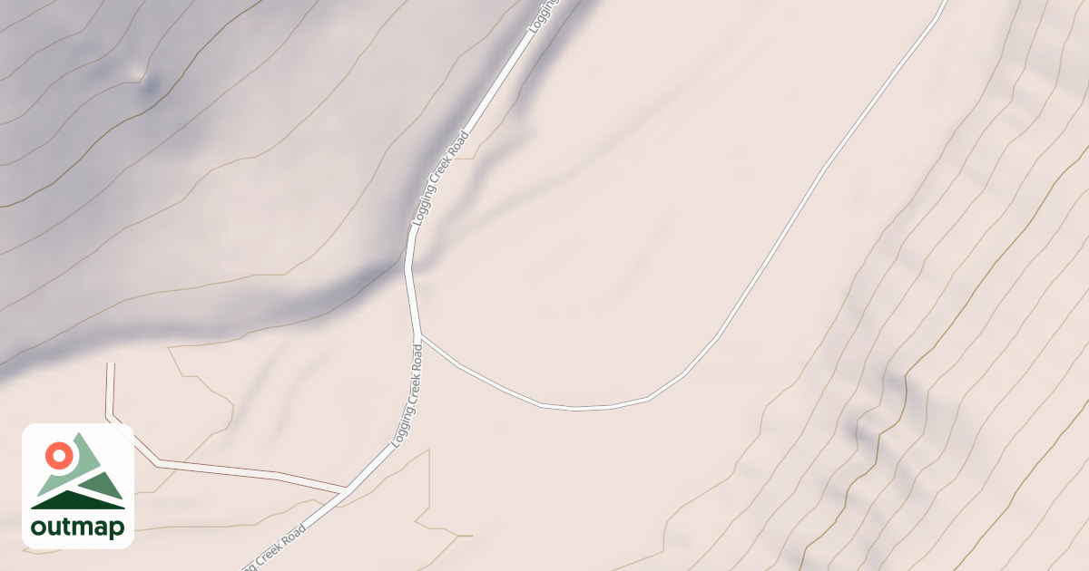 Map of LOGGING CR CAMP SPUR B