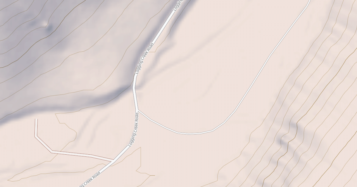 Map preview of LOGGING CR CAMP SPUR B