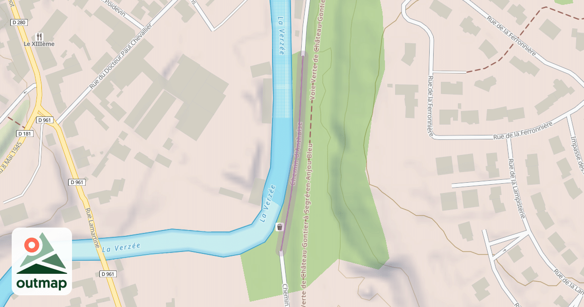 Map of Chemin d'Anthaise